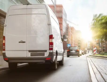 Kassebil på ekspresslevering